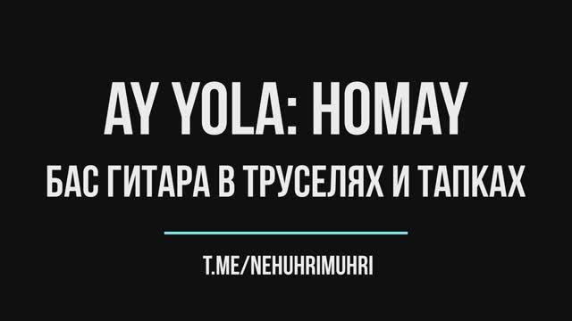 Ay yola: homay, бас гитара в труселях и тапках смотреть онлайн