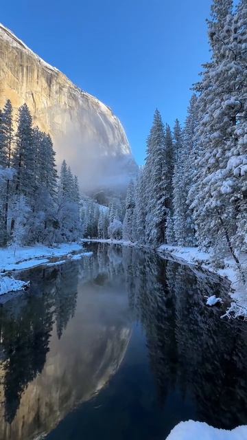 #вода #лес #снег Стиль 🔥 Лайк/подписка!