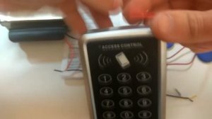 Настройка Панели контроля доступа для работы с электромеханическим замком