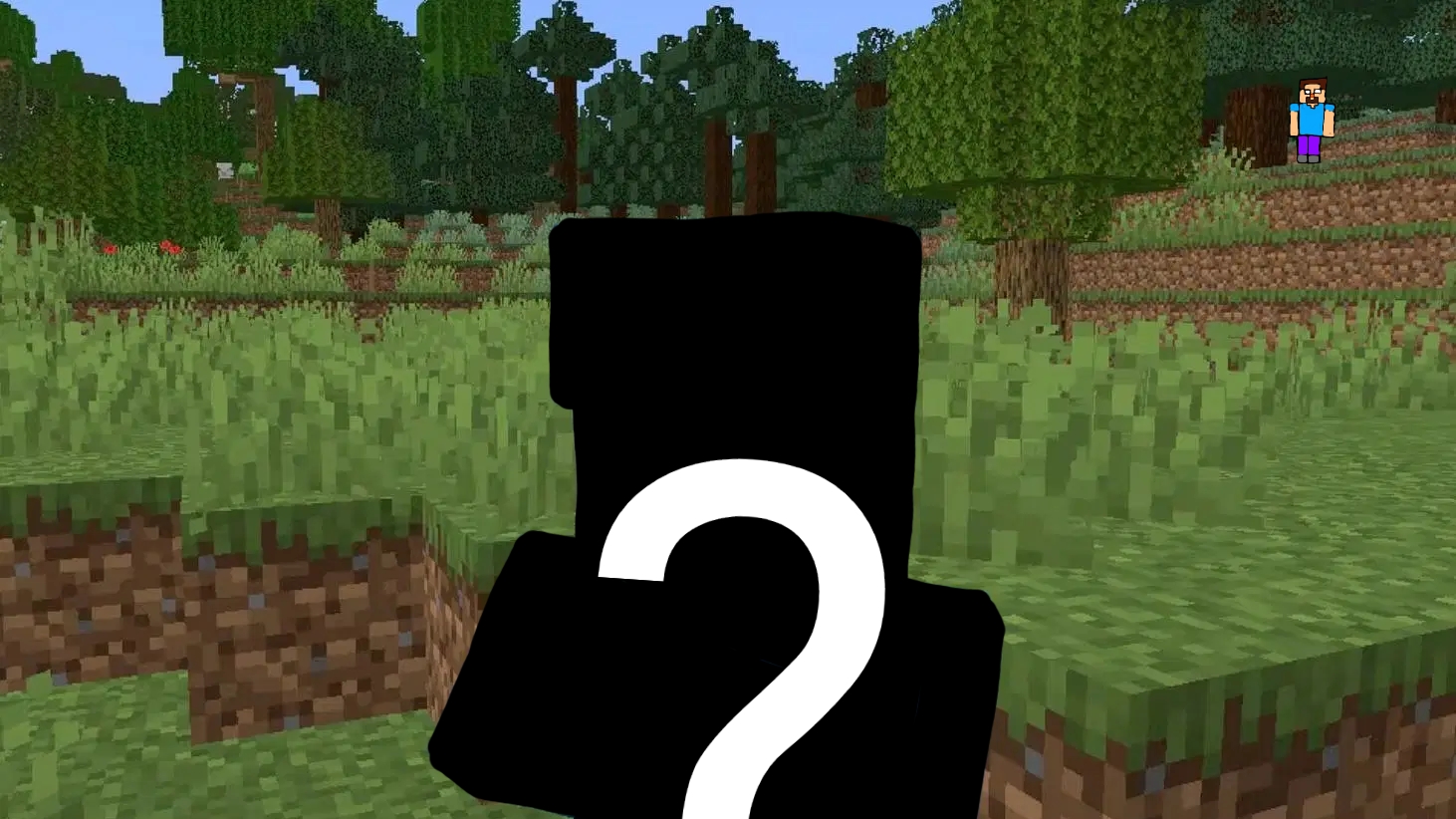 секретный моб в маинкрафт!