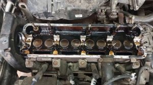 Замена маслосъемных колпачков. 1 часть