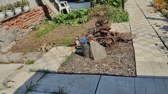 ВЛОГИ из деревни. Дождь. Картошка. Наш ужин. Мы молодцы. смотреть онлайн