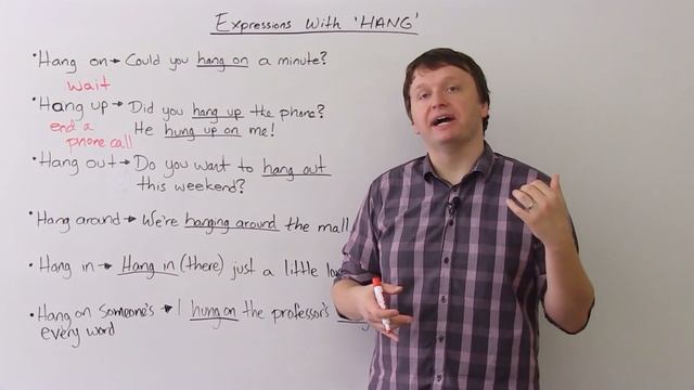 Phrasal Verbs With Hang