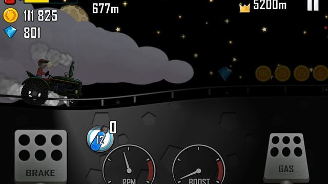 Ночная битва с чайками 2 в Hill Climb Racing.