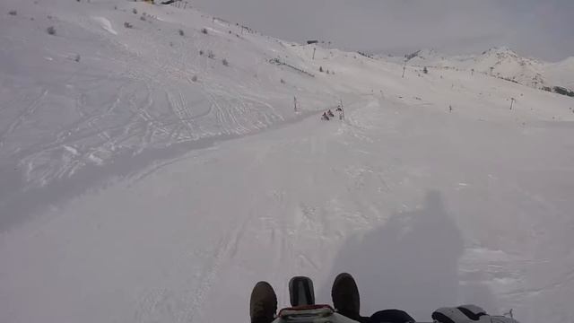 Снежный мотодельтаплан Serre Chevalier на борту