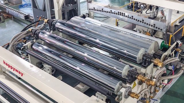 Экструзионная линия для пленки из прозрачного ПВХ шириной в 2500мм