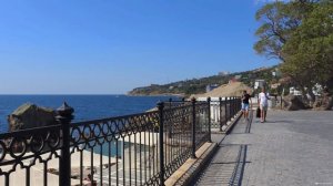 Обновлённый детский пляж в Алупке