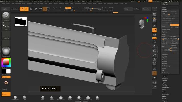 20-Turning Our Main Body Into A High Poly Part5