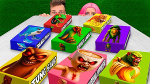 не открывай лего набор ЗЛЫХ Tung Tung Tung Sahur, Ballerina Cappuccina, Tralalero Tralala в 3:00 !!