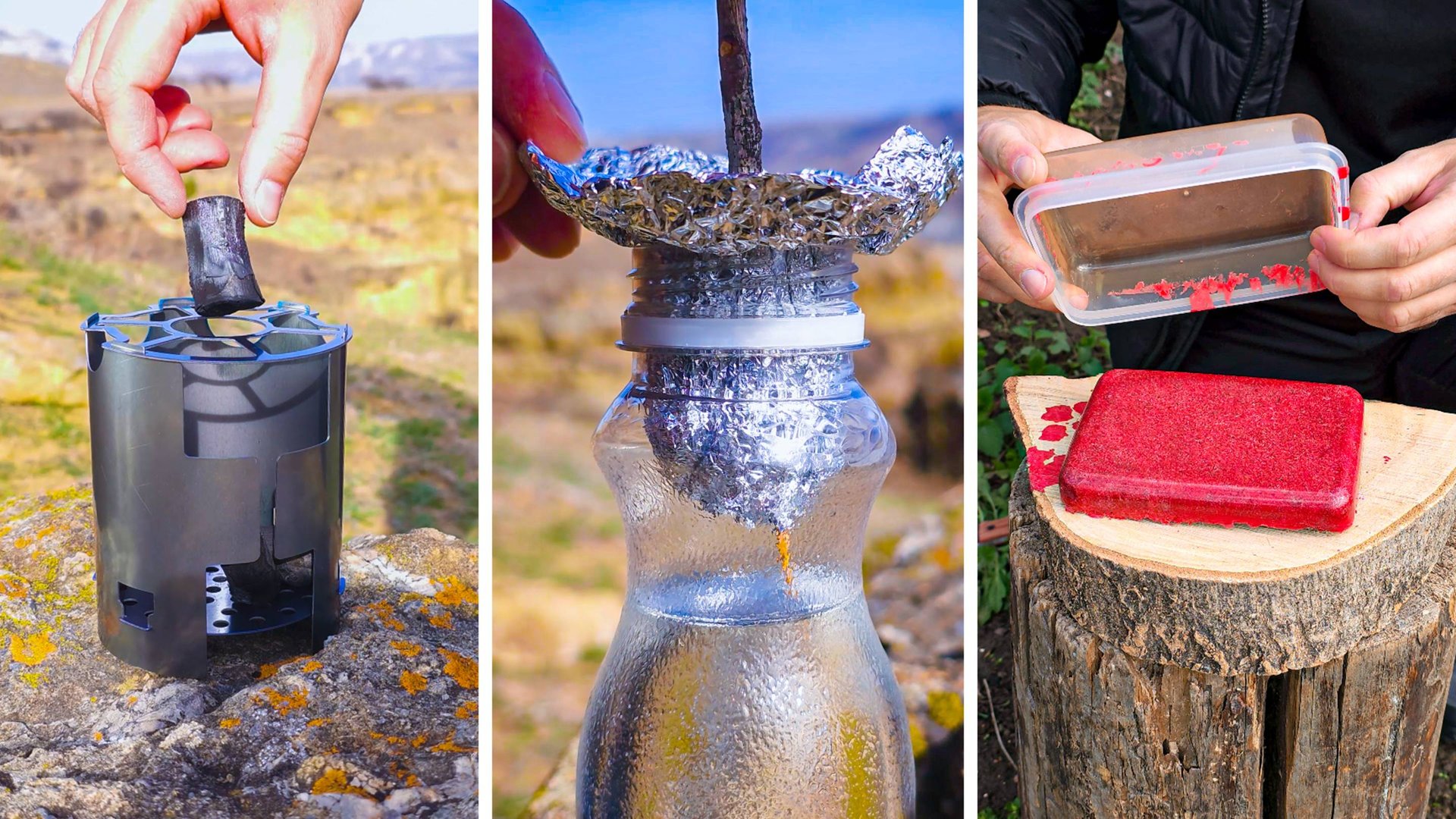 7 гениальных ИДЕЙ по бушкрафту и ЛАЙФХАКИ выживанию в лесу! смотреть онлайн