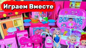 АСМР ИГРУЩКИ ИЗ МУЛЬТИКА БАРБИ ДЛЯ ДЕТЕЙ 🌸 АКСЕСУАРЫ ДЛЯ КУКОЛЬНОГО ДОМИКА БАРБИ