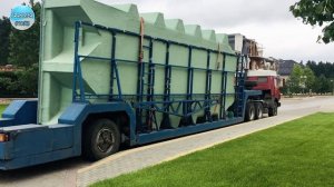 Композитный бассейн "Орлеан" 9,0 х 3,7 м FRANMER