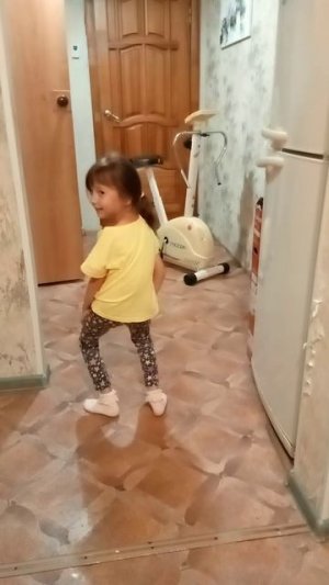 Настя и папа