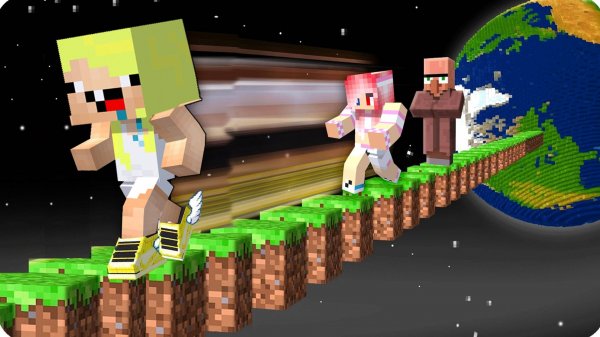 😲 Майнкрафт НО Я ПРОШЛА 10 000 БЛОКОВ! НУБИК