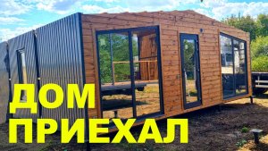 Запустили бассейн, привезли баню и дом. Овощной обзор.