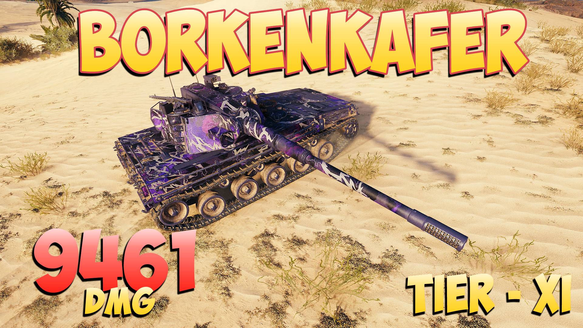 Borkenkafer • Новоиспечённый! - 7 Фрагов 9.4K Урона • Мир Танков