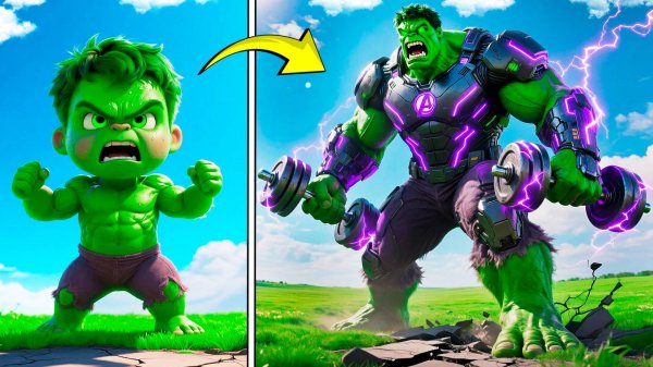 ПРОКАЧАЛ ХАЛКА в НЕВЕРОЯТНОГО ТИТАНА ГТА 5! ЭВОЛЮЦИЯ В GTA 5 ONLINE