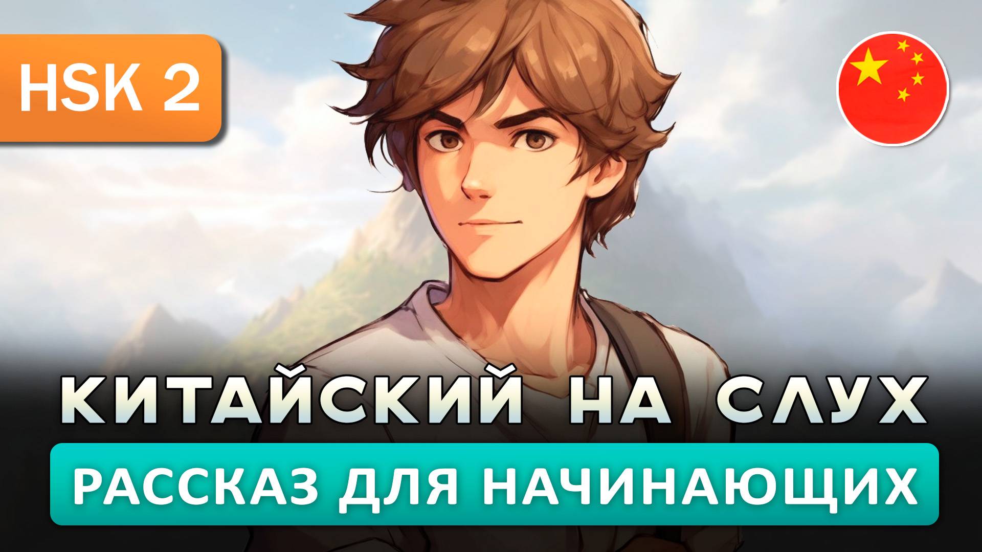Простой рассказ на Китайском (HSK2): Новая работа | Китайский на слух для начинающих 🎧 смотреть онлайн