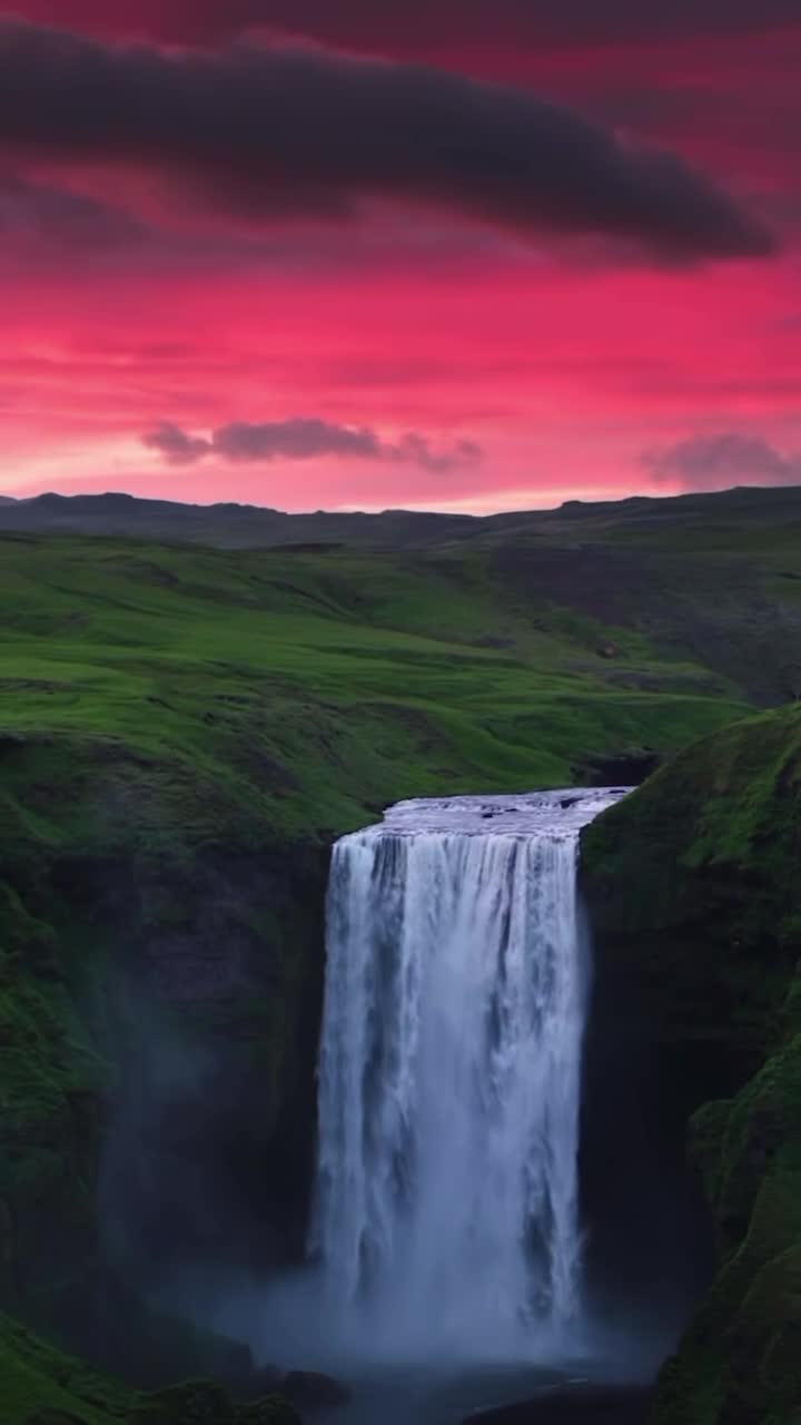 Скогафосс - потрясающий водопад на юге Исландии, который привлекает внимание всех [https://t.me/k... смотреть онлайн