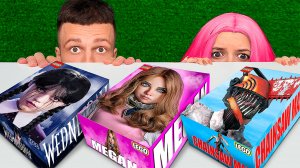 НЕ ОТКРЫВАЙ ЛЕГО НАБОР Wednesday, M3GAN, CHAINSAW MAN в 3:00 НОЧИ!