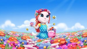 Моя говорящая Анжела 2. Часть 3❤️Выращиваем цветы 🌷