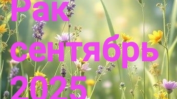 Рак. Сентябрь 2025 год. 🍁🍁🥰 смотреть онлайн