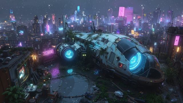 The Abandoned Ship ｜ A Melancholic Cyberpunk Mix For Sleep