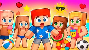 МОИ СУМАСШЕДШИЕ ФАНАТКИ пригласили меня в отпуск Майнкрафт!