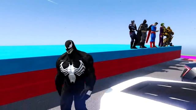 Супергеройские тачки в деле