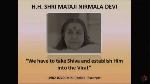 18🌐We have to take Shiva and establish Him into the Virat