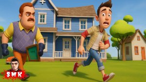 ШОУ ПРИВЕТ СОСЕД!ВЕЧНЫЕ ДОГОНЯЛКИ ПО КРАШЕННОЙ ЗЕМЛЕ!ИГРА HELLO NEIGHBOR ПРОХОЖДЕНИЕ МОДА HARD 1 ACT