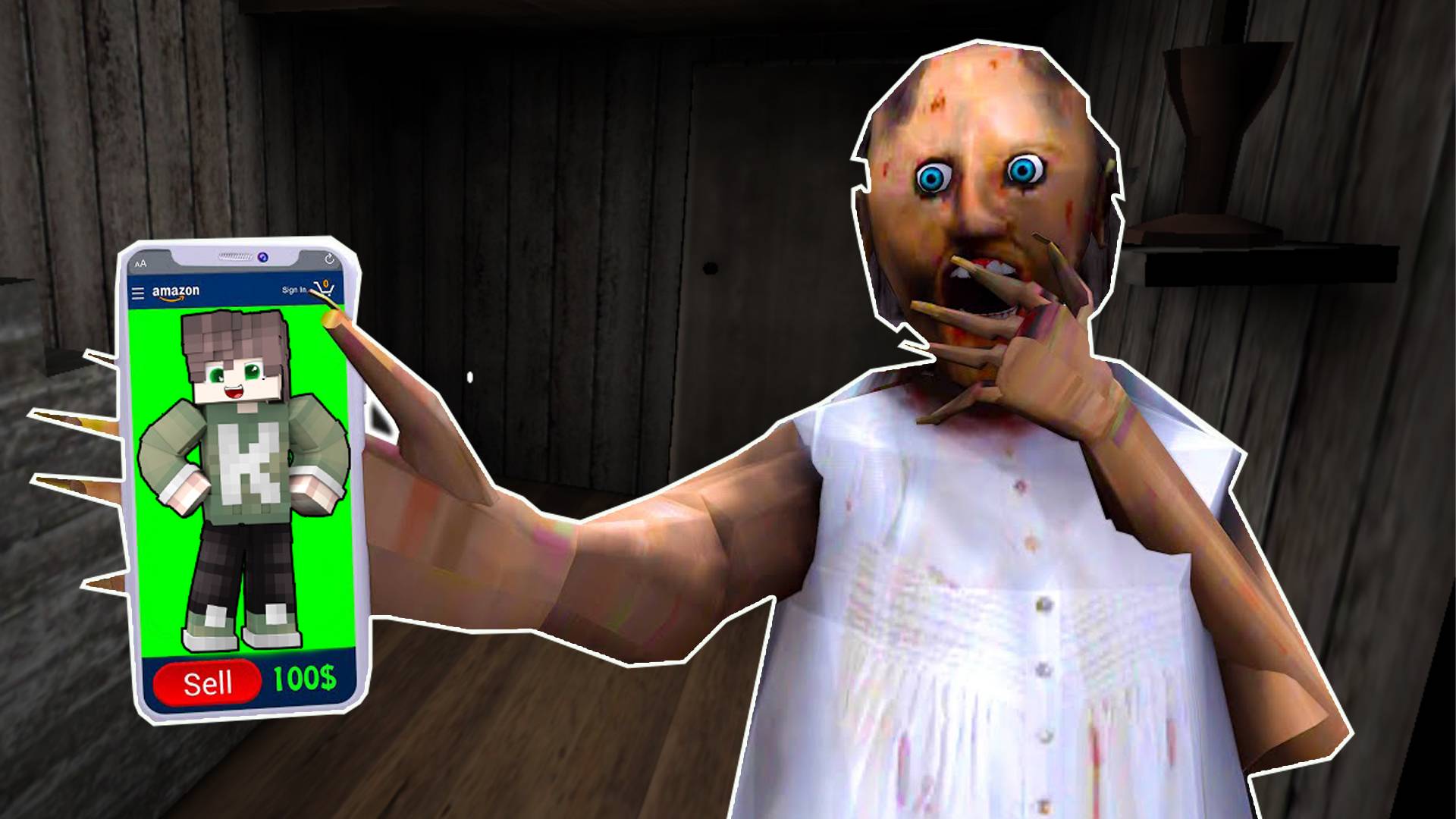 СЕКРЕТНЫЙ ТЕЛЕФОН БАБКИ ГРЕННИ В МАЙНКРАФТ смотреть онлайн