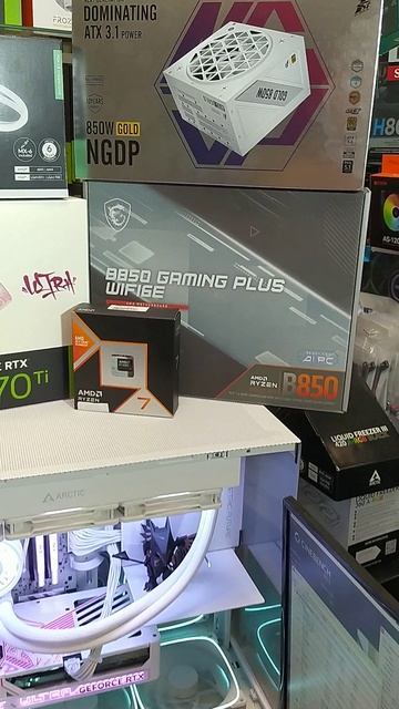 ПК за 202 000р. Нагрев Colorful GeForce RTX 5070 Ti 16GB ULTRA W в корпусе Geometric Future Model 5. смотреть онлайн