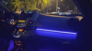 Атмосферная подсветка салона Toyota rav4