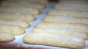 🍰 Печенье Савоярди (Дамские пальчики) для Тирамису ✧ Пальчиковый бисквит A-la Cuillere | Хочу ТОРТ!