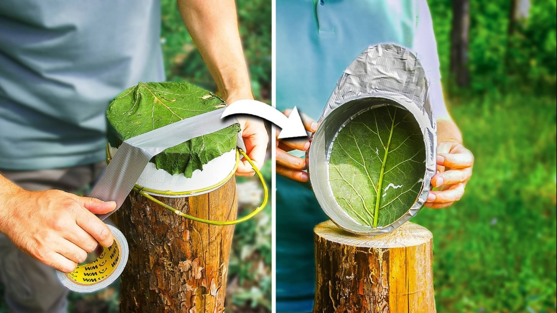 ПОЛЕЗНЫЕ хитрости Выживания и УМНЫЕ походные лайфхаки в дикой природе! смотреть онлайн