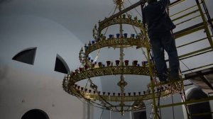 Установка Хороса в храме во имя Николая Чудотворца Мир Ликийских 06.09.2025 года