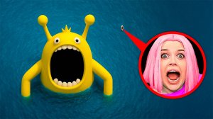 МОЙ ДРОН СНЯЛ ОГРОМНОГО SPRUNKI EATER!