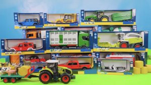 Трактора и грузовики игрушки для детей
