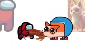 Mini crewmate kills Italian brainrot characters part 15 | Among Us