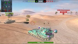 Режим Гравитация в Tanks blitz удался на  FV215b (183).