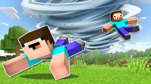 📹 НУБ И ПРО СПАСАЮТСЯ ОТ ТОРНАДО В МАЙНКРАФТ ! НУБИК И ТРОЛЛИНГ ЛОВУШКА MINECRAFT