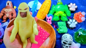 АСМР РАСПАКОВКА Сюрприз сквиши и антистрессы 💥 жмякаю Таба СКВИШИ лапки ✨