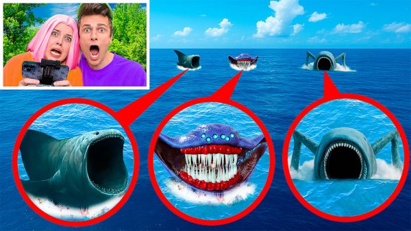 мой дрон поймал SEA EATER, EL GRAN MAYA И BLOOP В РЕАЛЬНОЙ ЖИЗНИ!