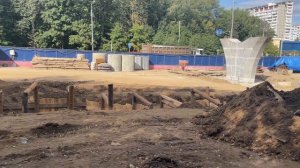 шоссе Энтузиастов. Строительство эстакады. Ход работ, сентябрь 2025. 07-09-2025