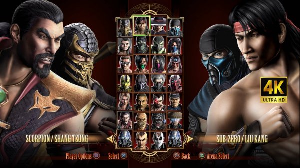 Игра за Scorpion & Shang Tsung в Mortal Kombat Komplete Edition на PS3 Expert в 4K