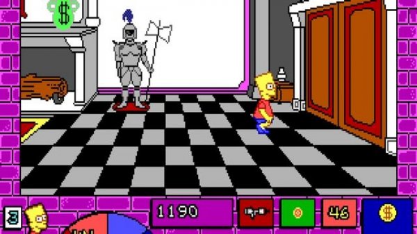 The Simpsons: Bart's House of Weirdness (1992) [MS-DOS]