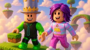 ПАПА и ДОЧКА попали на НЕОБИТАЕМЫЙ ОСТРОВ в РОБЛОКС! Надо построить ОСТРОВА чтоб СПАСТИСЬ!