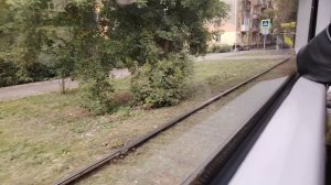 Въезжаем в осень на 71-407 по маршруту 8 от Котельнникова до Юнгородка в Омске