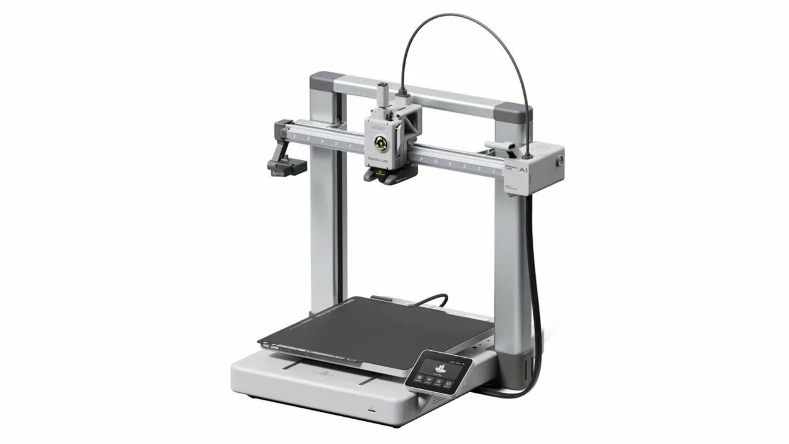 Первая печать на 3D принтере Bambu Lab A1 - запуск тестовой печати смотреть онлайн